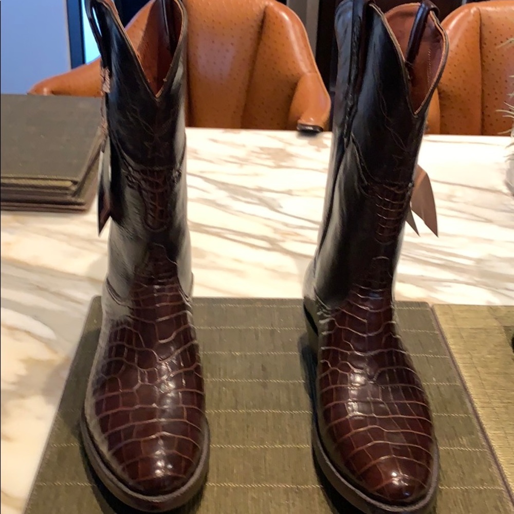 Men’s BlackJack alligator boots. Style#184.
